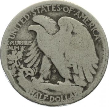 USA 1/2 Dollar 1917 o. Mzz. - Walking Liberty